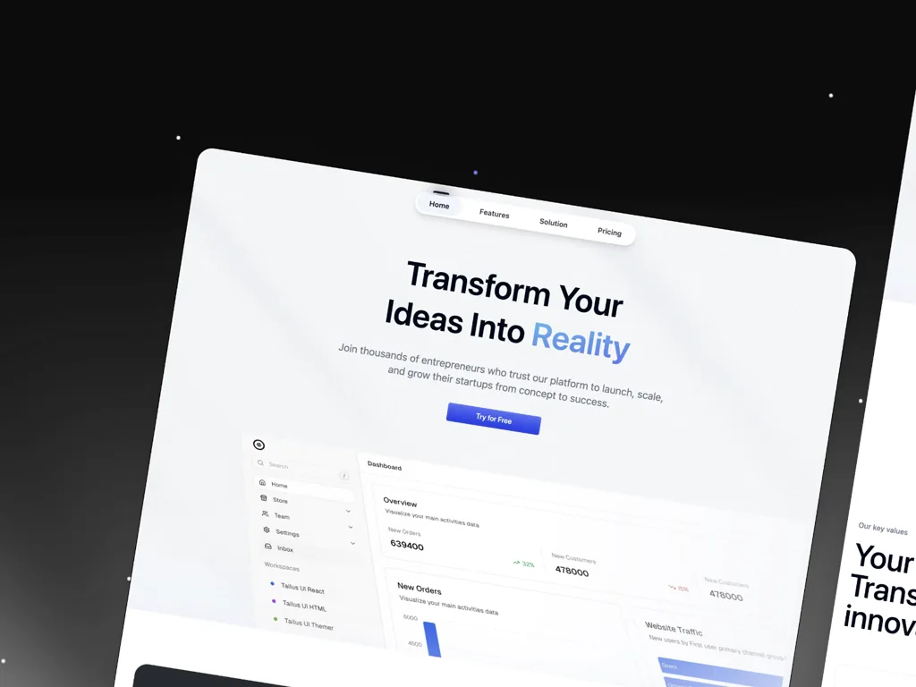 Real estate template preview